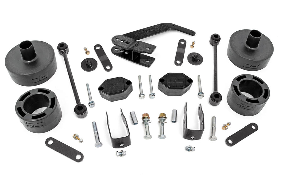 Rough Country - 2.5 Inch Lift Kit - Spacers - Series II - Jeep Wrangler JK/Wrangler Unlimited (07-18)