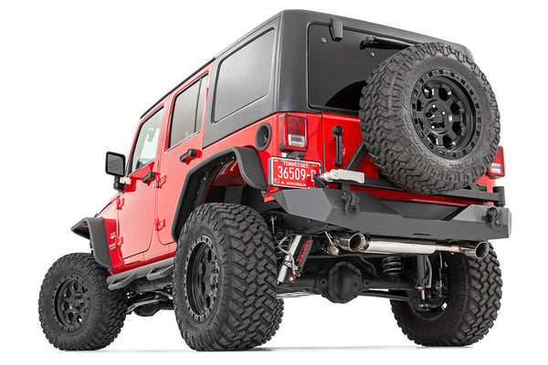 Rough Country - Rear Bumper - Rock Crawler - Tire Carrier - Jeep Wrangler JK/Wrangler Unlimited (07-18)