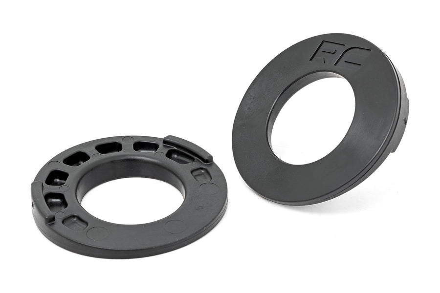 Rough Country - Rear Coil Spring Correction Plates - Jeep Wrangler JK/Wrangler Unlimited (07-18)