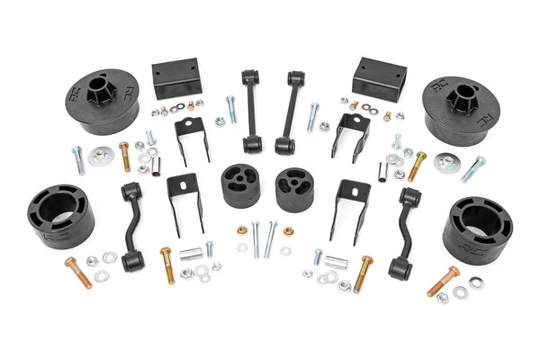 Rough Country - 2.5 Inch Lift Kit - Spacers - Jeep Wrangler JL/Wrangler Unlimited 4WD (24-25)