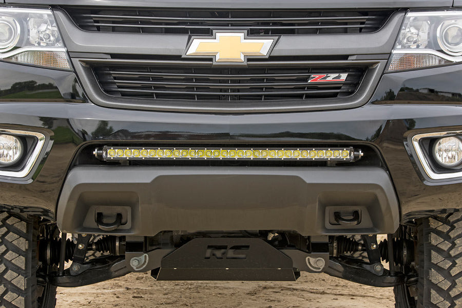 Rough Country - LED Light Mount - Bumper - 30 In. - Chevy/GMC Canyon/Colorado 2WD/4WD (15-22)