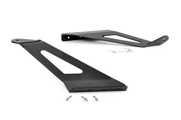 Rough Country - LED Light Mount - Upper Windshield - 50 In. Curved - Chevy/GMC 2500HD/3500HD (15-19)