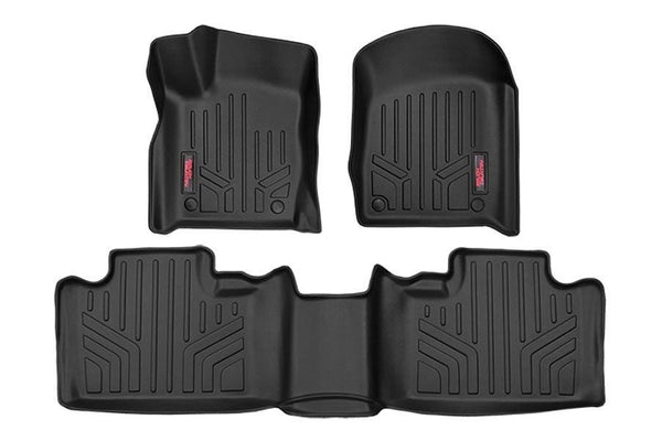 Rough Country - Floor Mats - Front And Rear - Jeep Grand Cherokee 2WD/4WD (2013-2020)