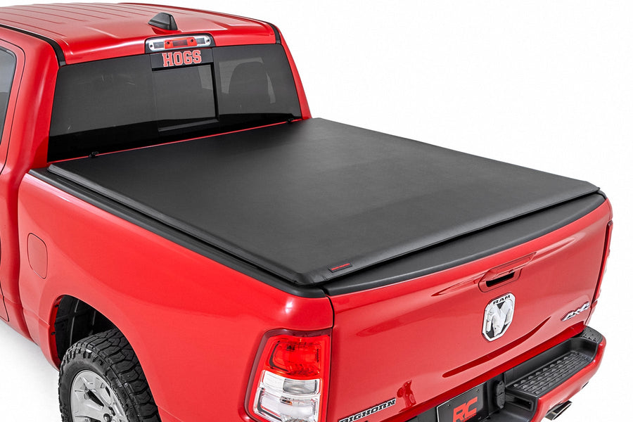 Rough Country - Soft Roll Up Bed Cover - 6'4 In. Bed - No Rambox - Ram 1500/2500/3500 (10-25 & Classic)