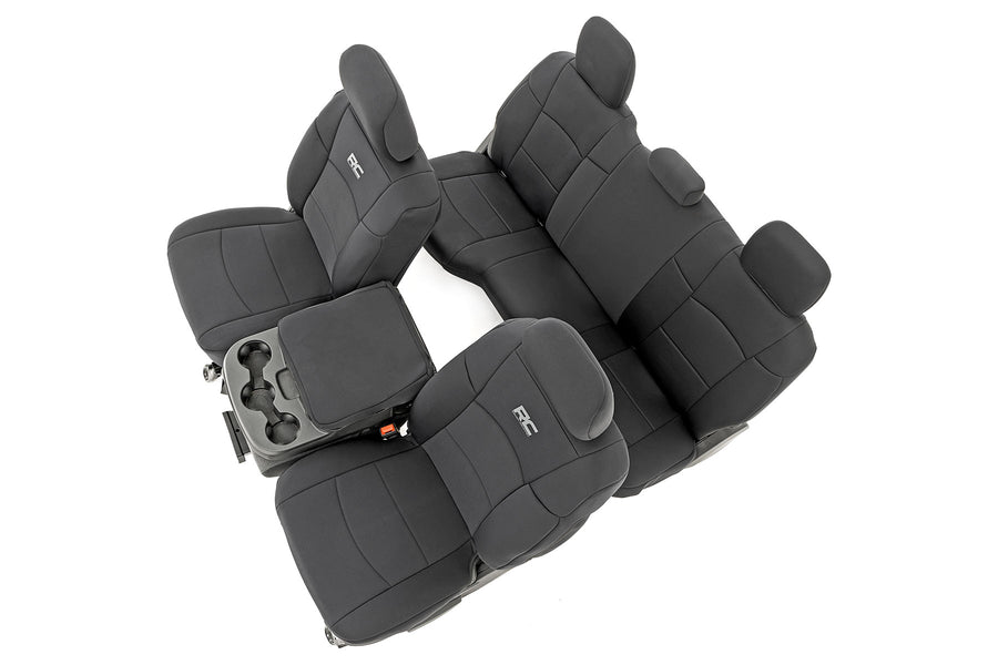 Rough Country - Seat Covers - Bucket Seats - FR & RR - Ram 2500 2WD/4WD (2019-2025)