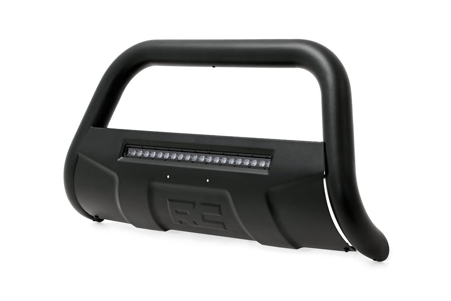 Rough Country - Black LED Bull Bar - Chevy Silverado 1500 2WD/4WD (2019-2022)
