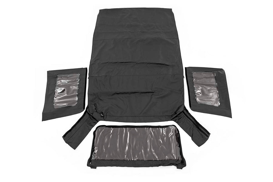 Rough Country - Soft Top - Replacement - Black - 4 Door - Jeep Wrangler Unlimited (07-09)