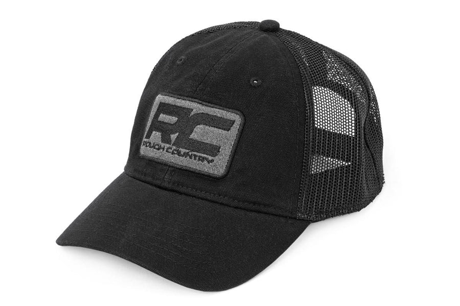 Rough Country - Rough Country Hat - Mesh - Rough Country Patch - Black