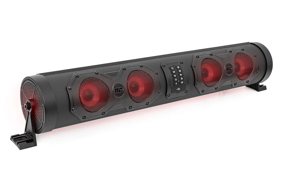 Rough Country - Bluetooth LED Soundbar - 8 Speaker - IP66 Waterproof - UTV/ATV