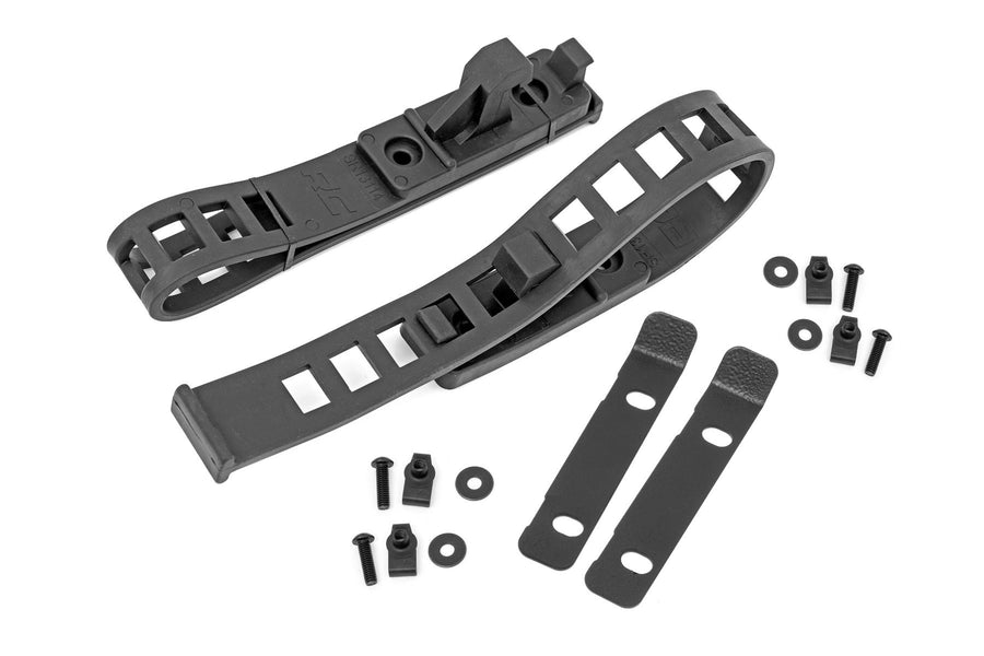 Rough Country - Rubber Molle Panel Clamp Kit - Universal - 1/2 In. - 4 1/2 In. - 2-Clamps