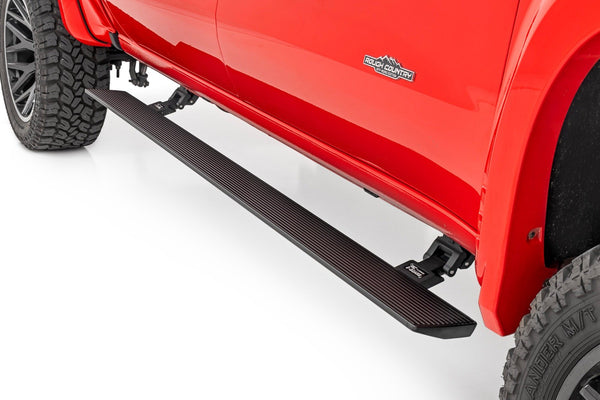 Rough Country - Power Running Boards - Dual Electric Motor - Crew Cab - Chevy/GMC 1500/2500HD/3500HD 2WD/4WD