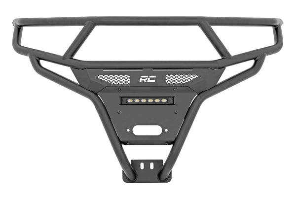 Rough Country - Tubular Bumper - Front - Black Series LED - 6 In. Light - Slim Line - Polaris RZR XP 1000