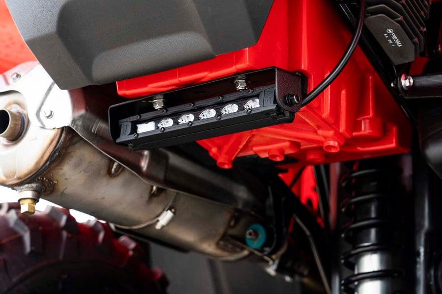 Rough Country - LED Light Kit - Rear Mount - 6 In. Black Slimline - Honda Foreman 500