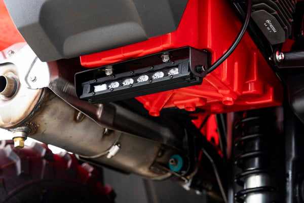 Rough Country - LED Light Kit - Rear Mount - 6 In. Black Slimline - Honda Foreman 500
