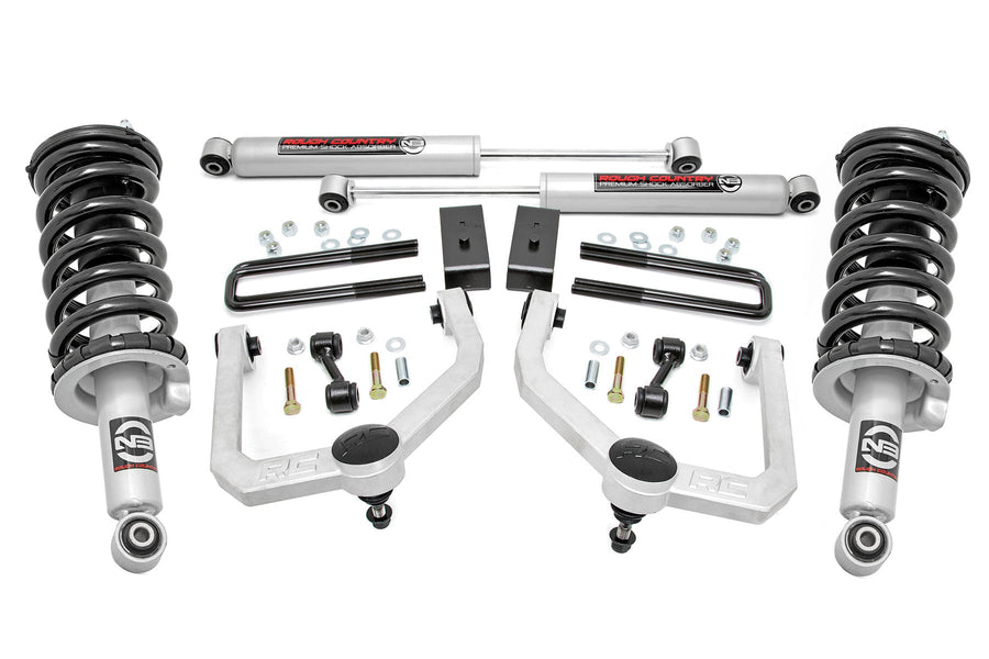 Rough Country - 3 Inch Lift Kit - N3 Struts & Shocks - Nissan Titan 2WD/4WD (2004-2024)
