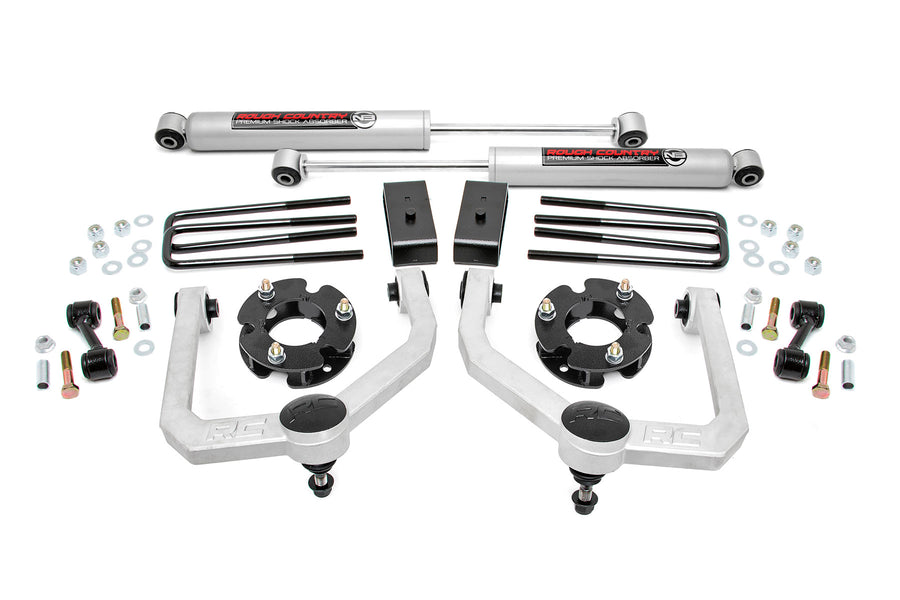 Rough Country - 3 Inch Lift Kit - N3 Shocks - Nissan Titan 2WD/4WD (2004-2024)
