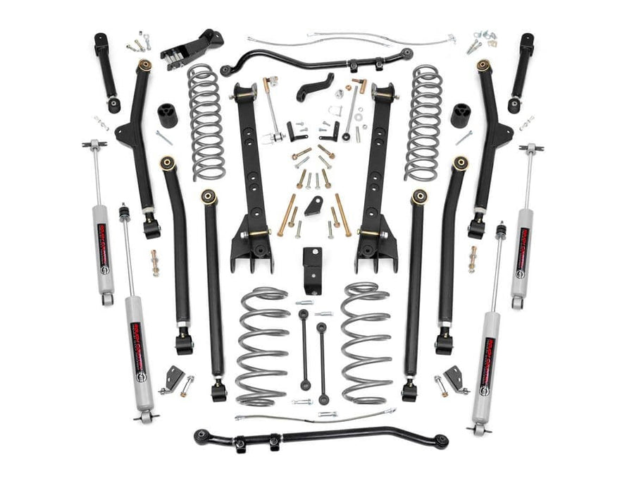 Rough Country - 6 Inch Lift Kit - Long Arm - Jeep Wrangler TJ 4WD (1997-2006)