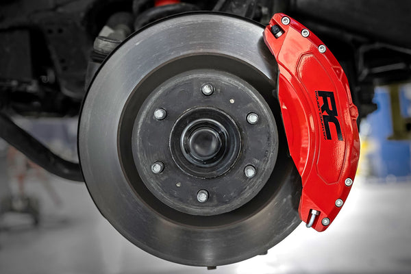 Rough Country - Caliper Covers - Front And Rear - Red - Toyota Tundra 2WD/4WD (2022-2025)