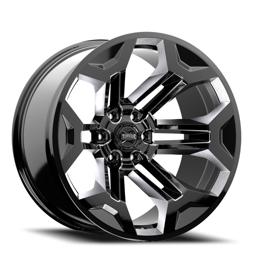 Rough Country - Torque Pulse / Gloss Black / 20x9 / 6x5.5 / 0mm - TW405C-2090833300