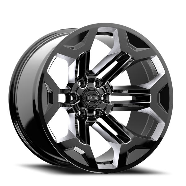 Rough Country - Torque Pulse/Gloss Black/20x9/6x5.5/-12mm