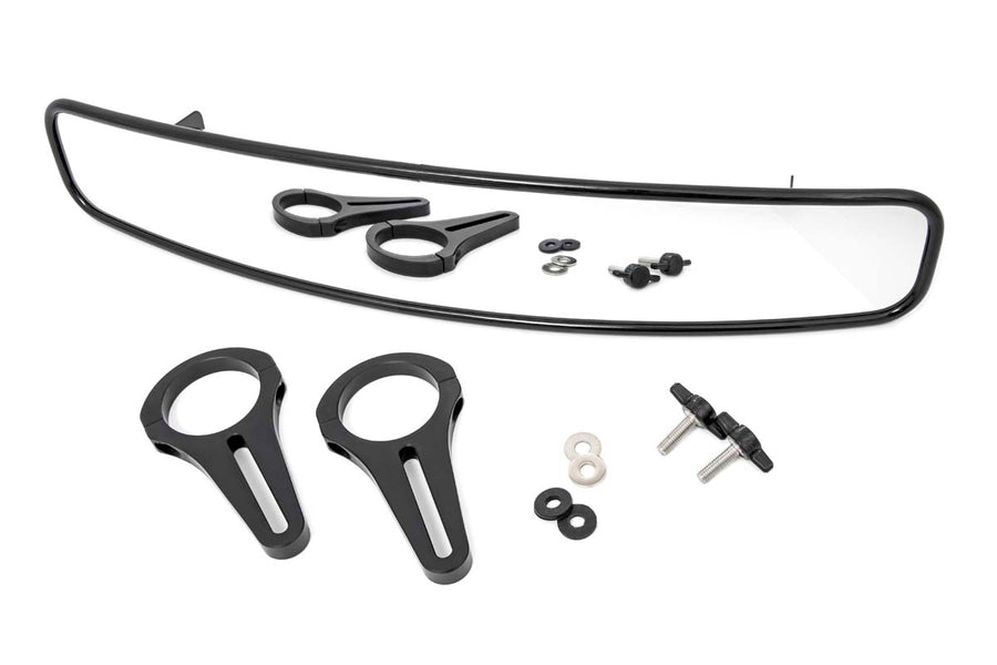 Rough Country - UTV Rear View Mirror - Convex - 17 In. X 3 In. - 1.75 In. Mount