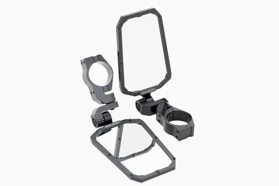 Rough Country - UTV Aluminum Side View Mirrors - Horizontal