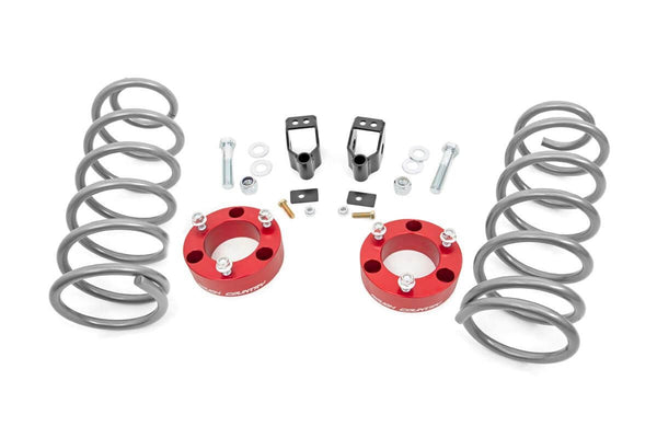 Rough Country - 3 Inch Lift Kit - X-REAS - RR Springs - Red - Toyota 4Runner 4WD (2003-2009)