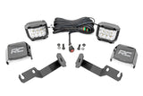Rough Country - LED Light Kit - Ditch Mount - 3 In. OSRAM - Wide - Toyota Tacoma 2WD/4WD (05-15)