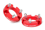 Rough Country - 2 Inch Leveling Kit - Aluminum - Red - Toyota Tacoma 2WD/4WD (2005-2023)