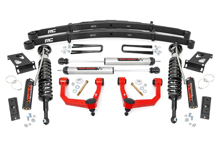 Rough Country - 3.5 Inch Lift Kit - Red UCA - Vertex/V2 - Toyota Tacoma 2WD/4WD (2005-2023)
