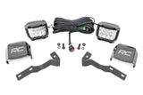 Rough Country - LED Light Kit - Ditch Mount - 3 In. OSRAM - Wide - Toyota Tacoma 2WD/4WD (16-23)