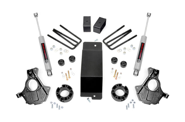 Rough Country - 3.5 Inch Lift Kit - Cast Steel LCA - Chevy/GMC 1500 (07-13)