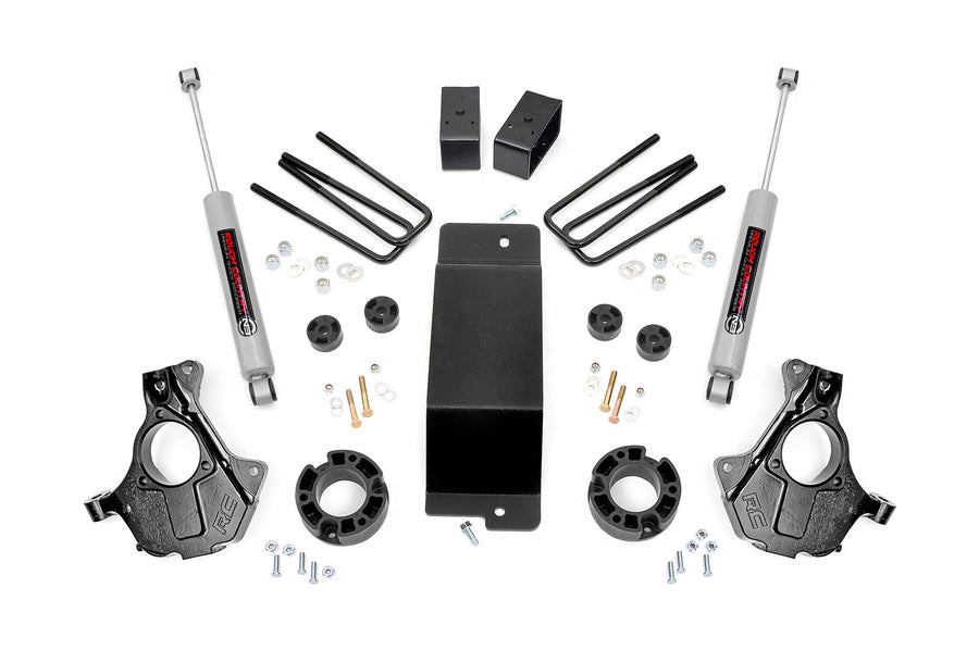 Rough Country - 3.5 Inch Lift Kit - Cast Steel LCA - Chevy/GMC 1500 (07-13)