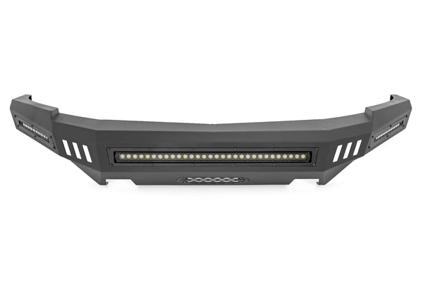 Rough Country - Front High Clearance Bumper - BLK LEDs - Chevy Silverado 1500 2WD/4WD (07-13)