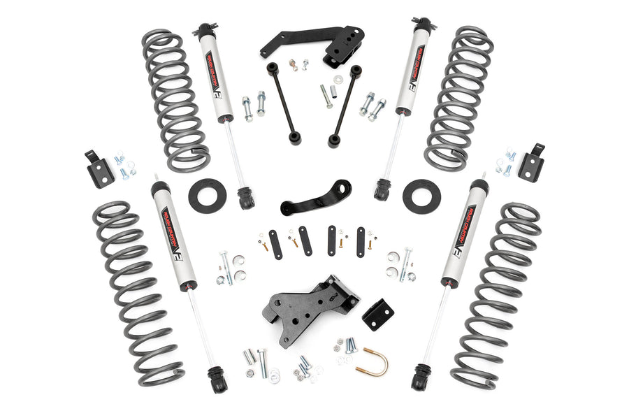 Rough Country - 4 Inch Lift Kit - V2 - Jeep Wrangler JK 4WD (2007-2018)