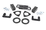 Rough Country - 2.5 Inch Leveling Kit - Stamped Steel - Chevy/GMC Sierra 1500 (16-18)/Silverado 1500 (07-18)