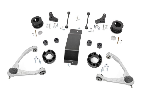 Rough Country - 3.5 Inch Lift Kit - Forged UCAs - Chevy/GMC SUV 1500 2WD/4WD (2007-2020)