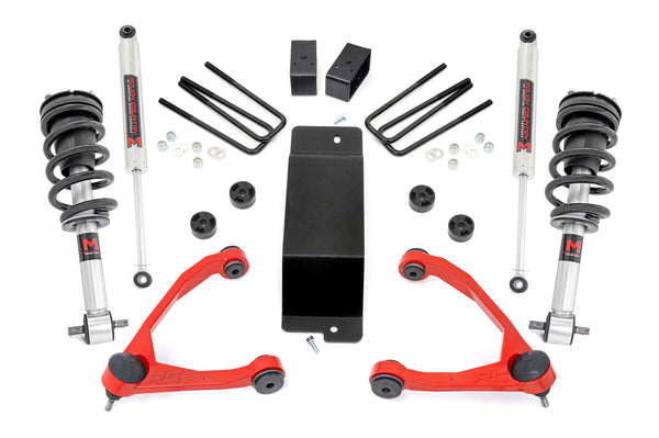 Rough Country - 3.5 Inch Lift Kit - Forged UCA - M1 Strut - - Chevy/GMC 1500 (14-16)