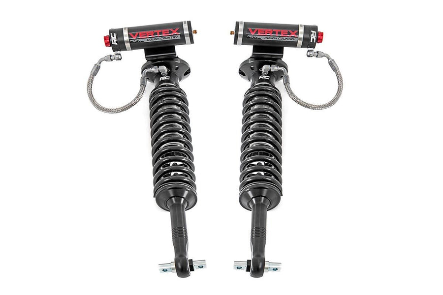 Rough Country - Vertex 2.5 Remote Reservoir Leveling Coilovers - 2 Inch - Chevy/GMC Sierra/Silverado 1500 (19-25)