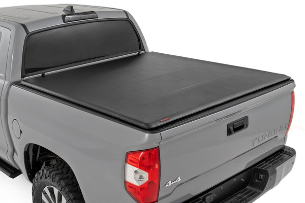 Rough Country - Soft Roll Up Bed Cover - 5'7 In. Bed - Toyota Tundra 2WD/4WD (2007-2021)
