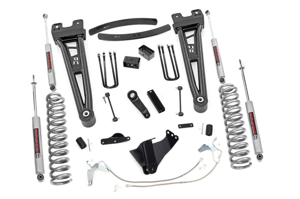 Rough Country - 6 Inch Lift Kit - Gas - Radius Arm - Ford F-250/F-350 Super Duty 4WD (08-10)