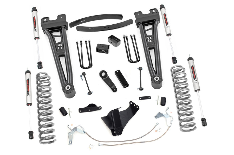 Rough Country - 6 Inch Lift Kit - Diesel - Radius Arm - V2 - Ford F-250/F-350 Super Duty (08-10)