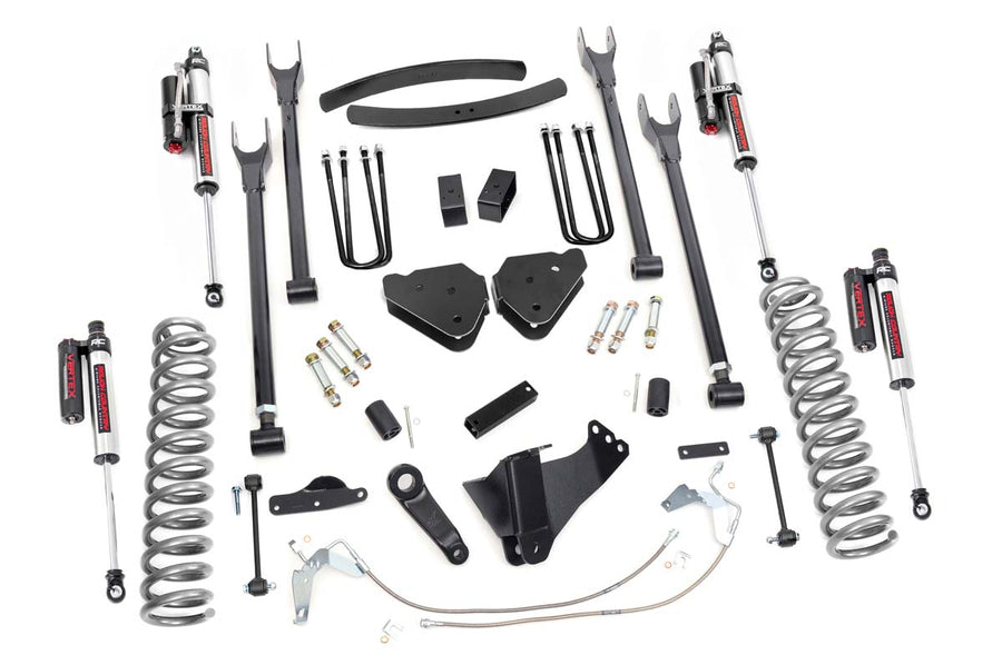 Rough Country - 6 Inch Lift Kit - Diesel - 4 Link - Vertex - Ford F-250/F-350 Super Duty (08-10)