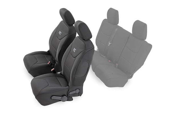 Rough Country - Seat Covers - Front - Jeep Wrangler Unlimited 4WD (2013-2018)