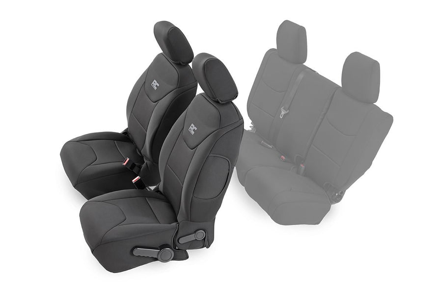 Rough Country - Seat Covers - Front - Jeep Wrangler Unlimited 4WD (2013-2018)
