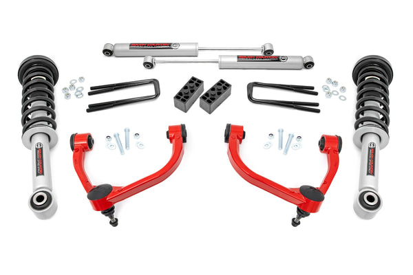 Rough Country - 3 Inch Lift Kit - N3 Struts - Ford F-150 4WD (2009-2013)