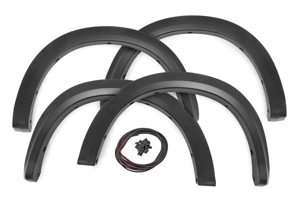 Rough Country - Sport Fender Flares - PW7 Bright White - Ram 1500 2WD/4WD (2010-2018 & Classic)