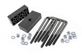 Rough Country - 1.5 Inch Block & U-Bolt Kit - Chevy Silverado 2500 HD 2WD/4WD (2001-2010)