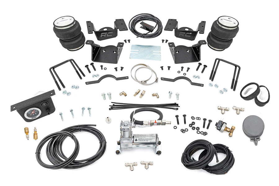 Rough Country - Air Spring Kit W/compressor - 0-7.5 In. Lift - Chevy/GMC 2500HD/3500HD (11-19)