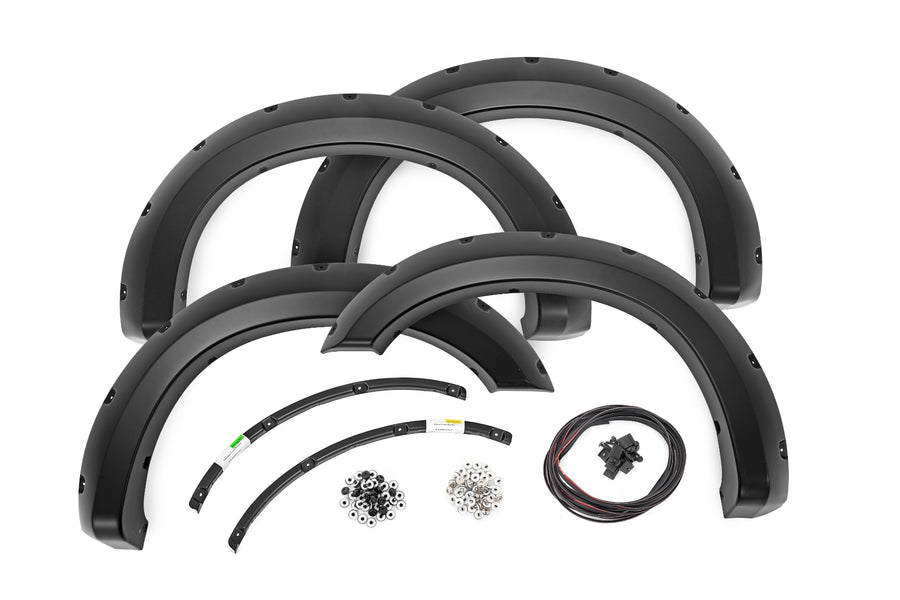 Rough Country - Pocket Fender Flares - G1 Black - Ford F-250/F-350 Super Duty 2WD/4WD (11-16)